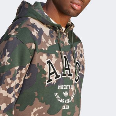  adidas ACC Camo Erkek Yeşil Hoodie