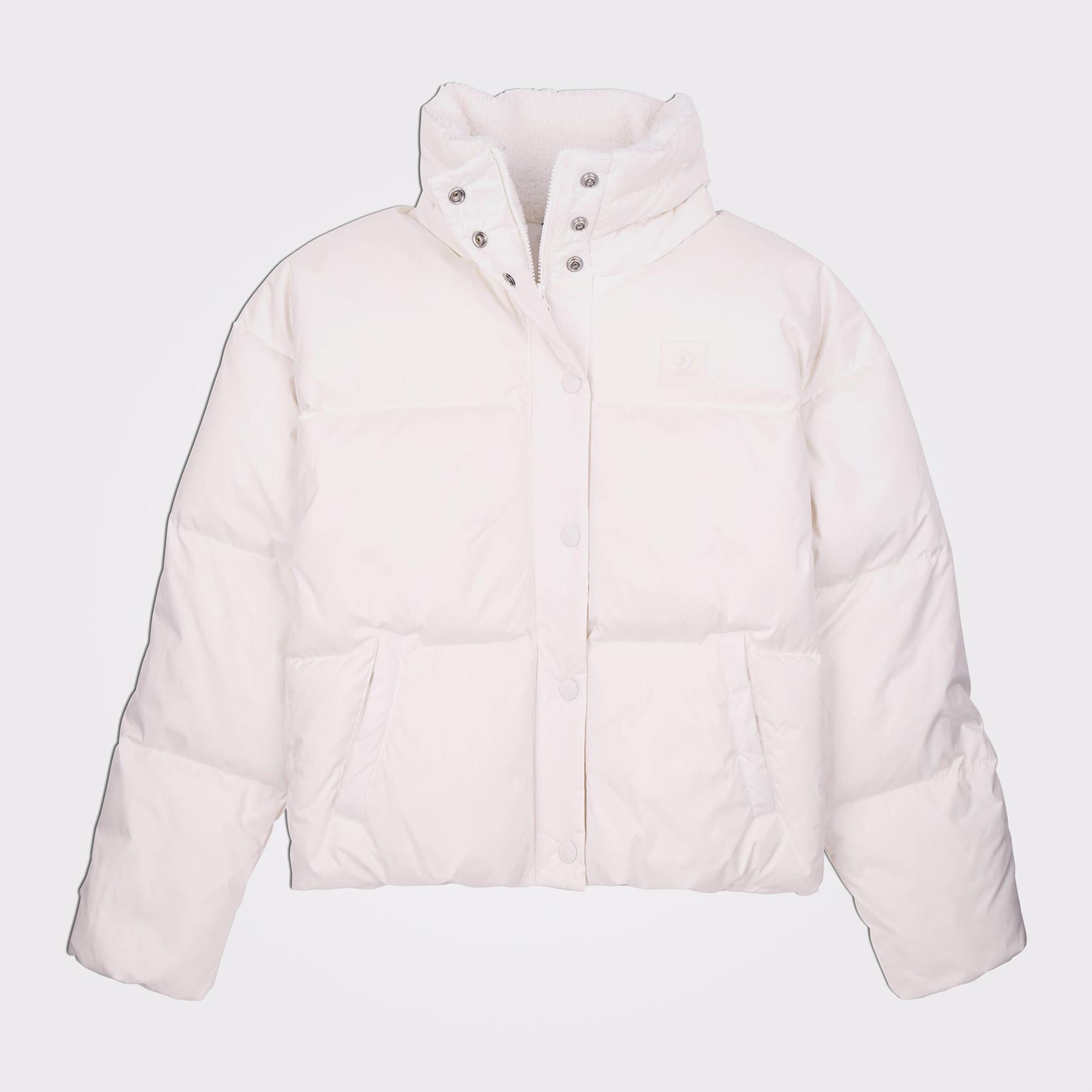 Converse Down Puffer Kadın Beyaz Mont