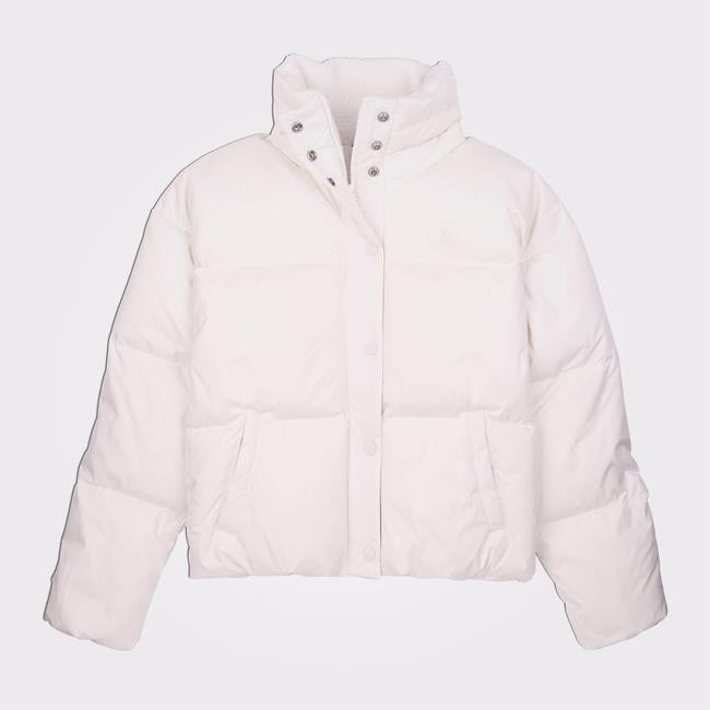  Converse Down Puffer Kadın Beyaz Mont