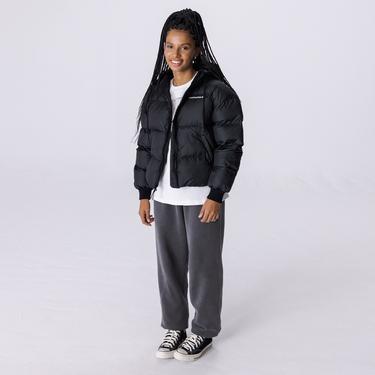  Converse Puffer Kadın Siyah Mont