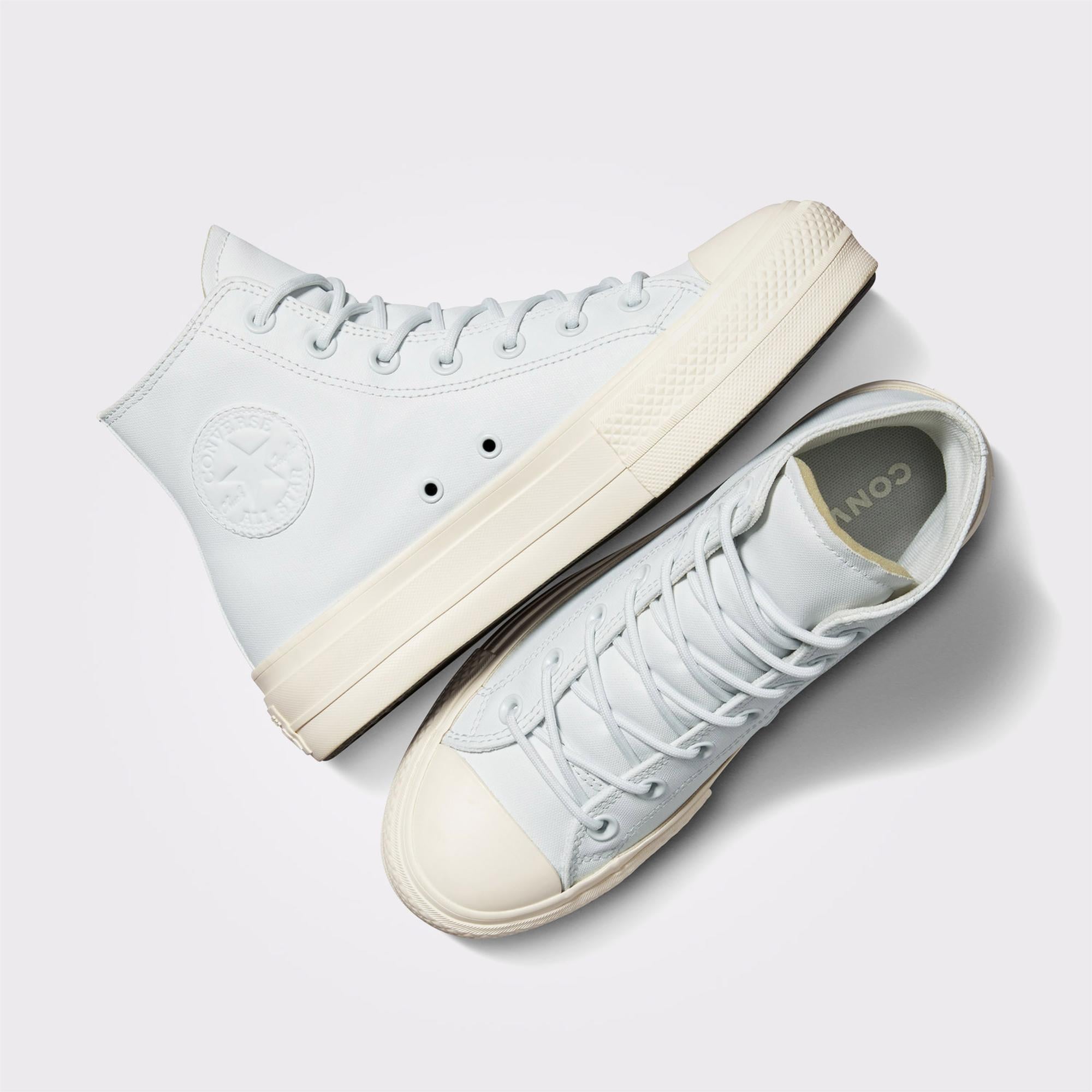 Converse Chuck Taylor All Star Lift Platform Luxe Workwear Kadın Açık Mavi Sneaker