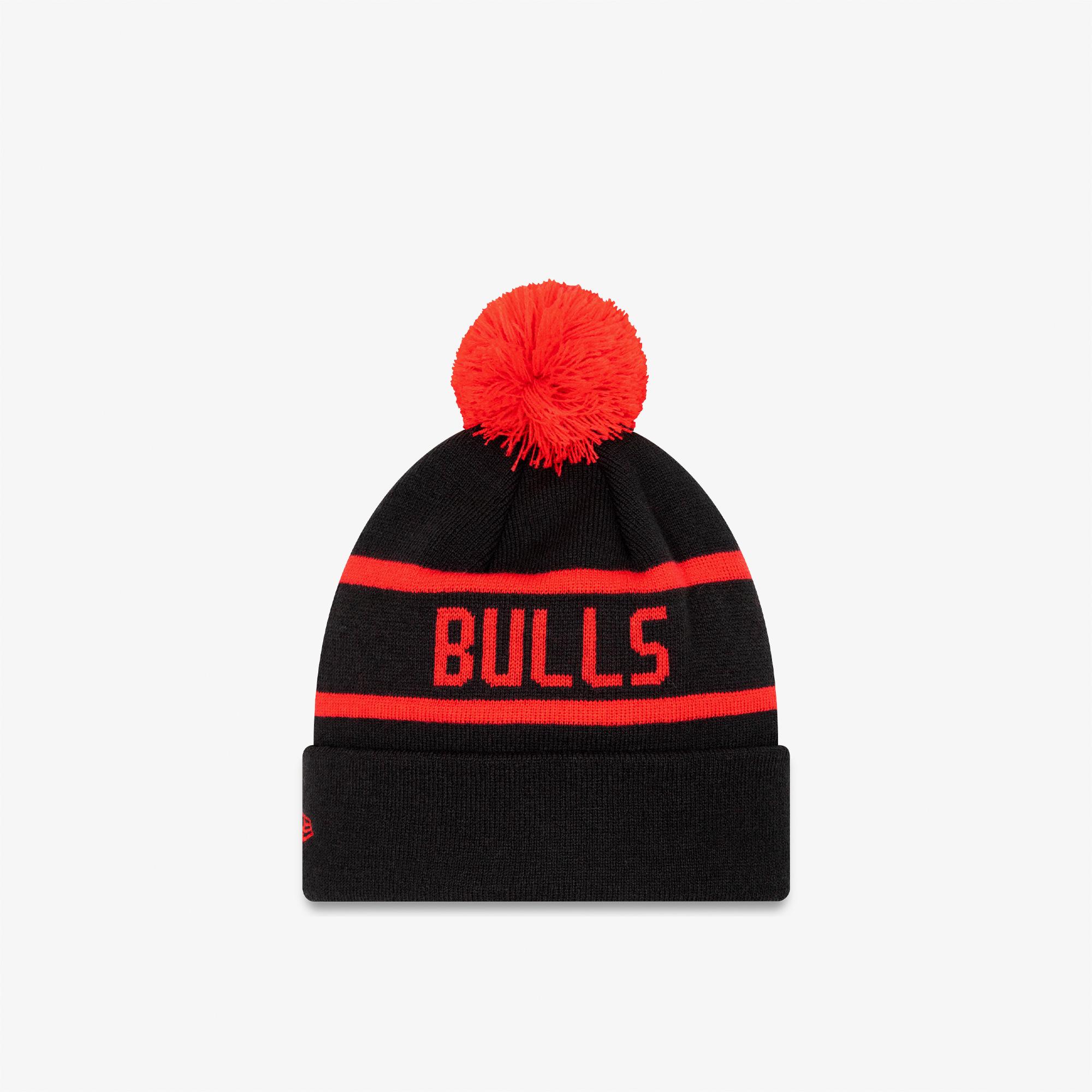New Era Chicago Bulls Jake Pom Pom Unisex Siyah Bere
