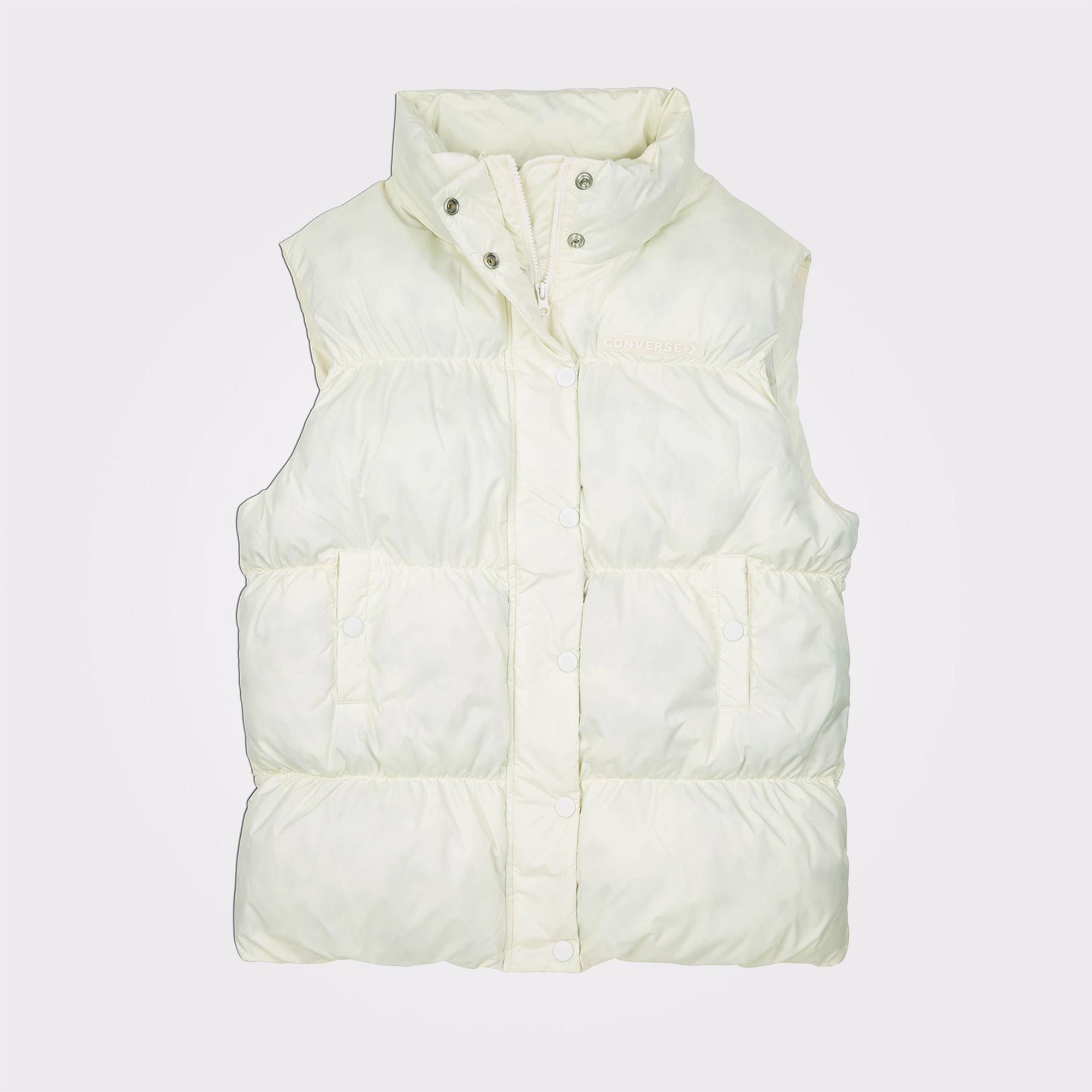 Converse Super Puffer Kadın Beyaz Ceket