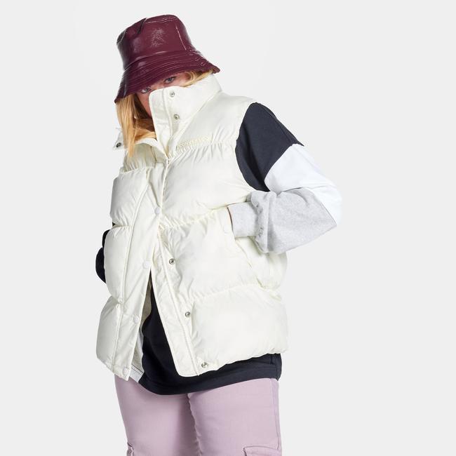  Converse Super Puffer Kadın Beyaz Ceket