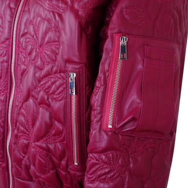  Anna Mor Kadın Çift Taraflı Deri Bomber Ceket