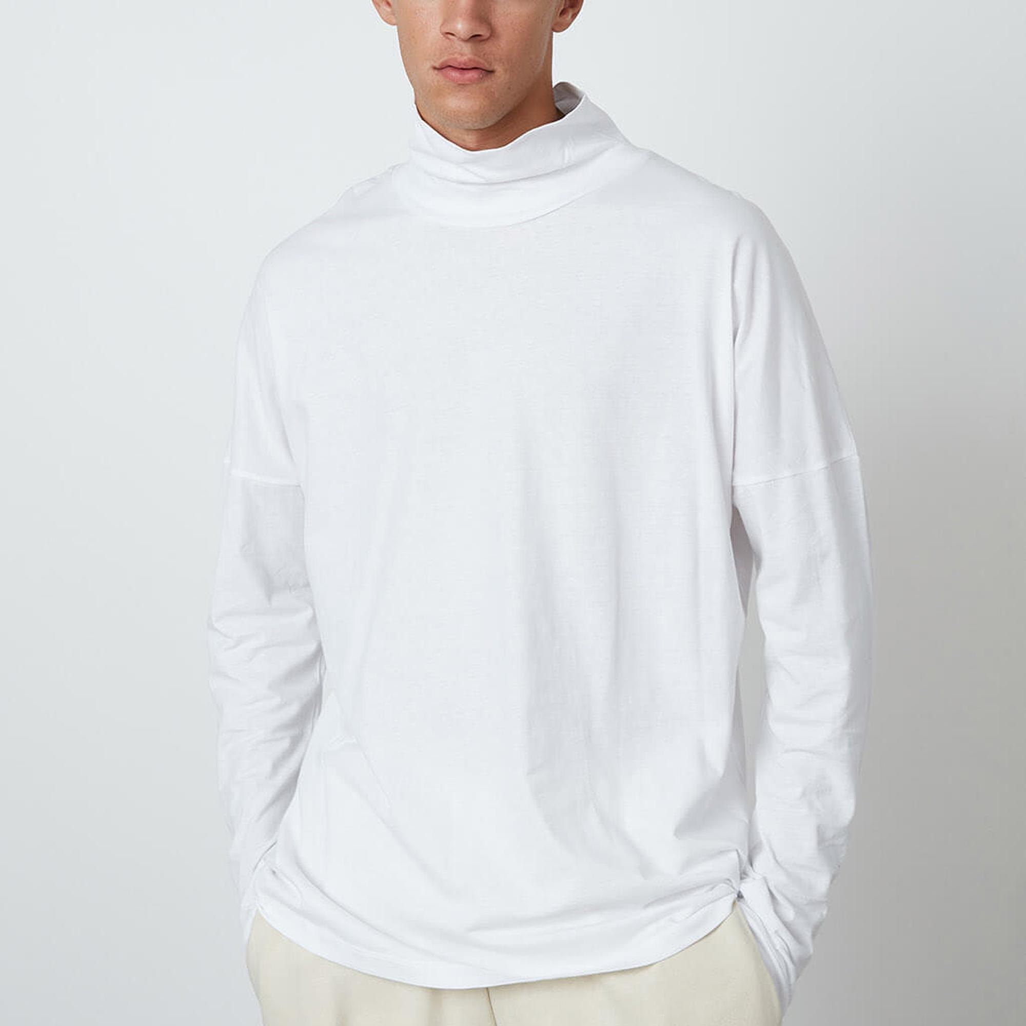 Balıkçı Yaka Uzun Kollu Tshirt