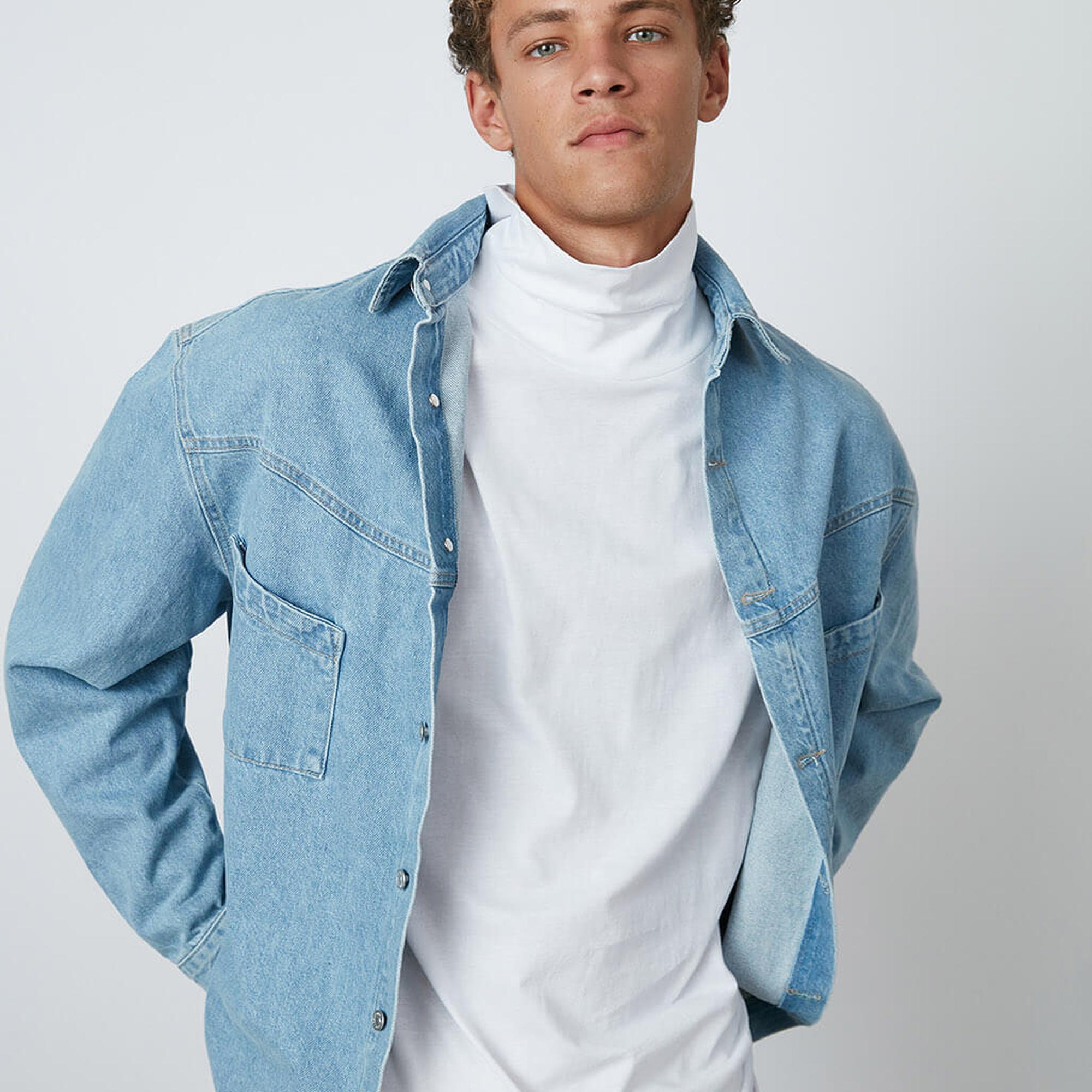 Balıkçı Yaka Uzun Kollu Tshirt