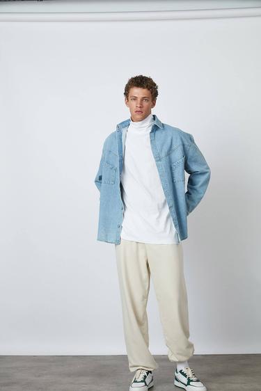  Balıkçı Yaka Uzun Kollu Tshirt