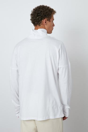  Balıkçı Yaka Uzun Kollu Tshirt