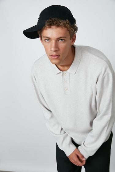  Polo Yaka Oversize Kazak