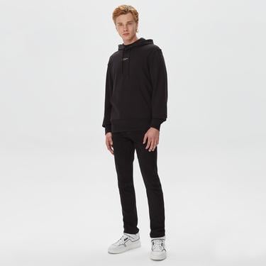  Calvin Klein Canvas Curve Graphic Siyah Erkek Sweatshirt