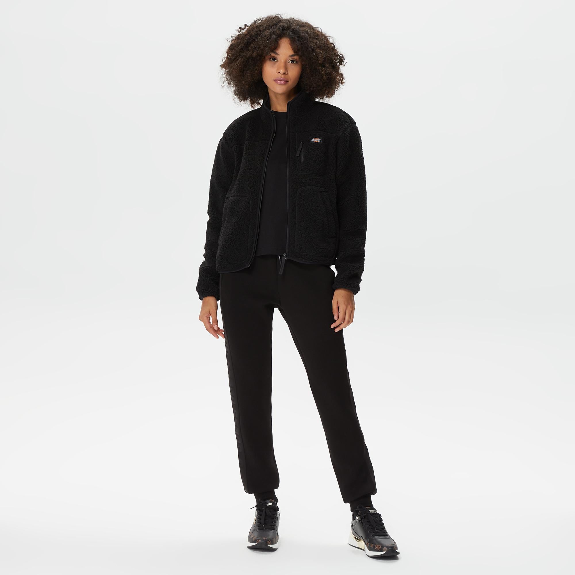 Dickies Mount Hope Kadın Siyah Sweatshirt