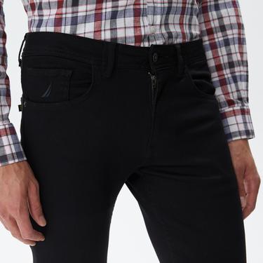  Nautica Erkek Siyah Slim Fit Denim Pantolon