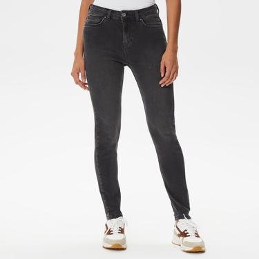  Nautica Kadın Siyah Standart Fit Denim Pantolon