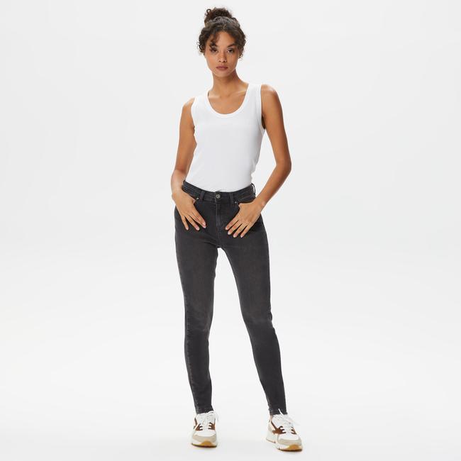  Nautica Kadın Siyah Standart Fit Denim Pantolon