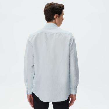  Nautica Erkek Mavi Classic Fit Gömlek