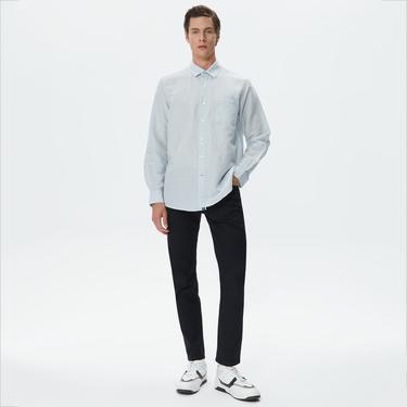  Nautica Erkek Mavi Classic Fit Gömlek