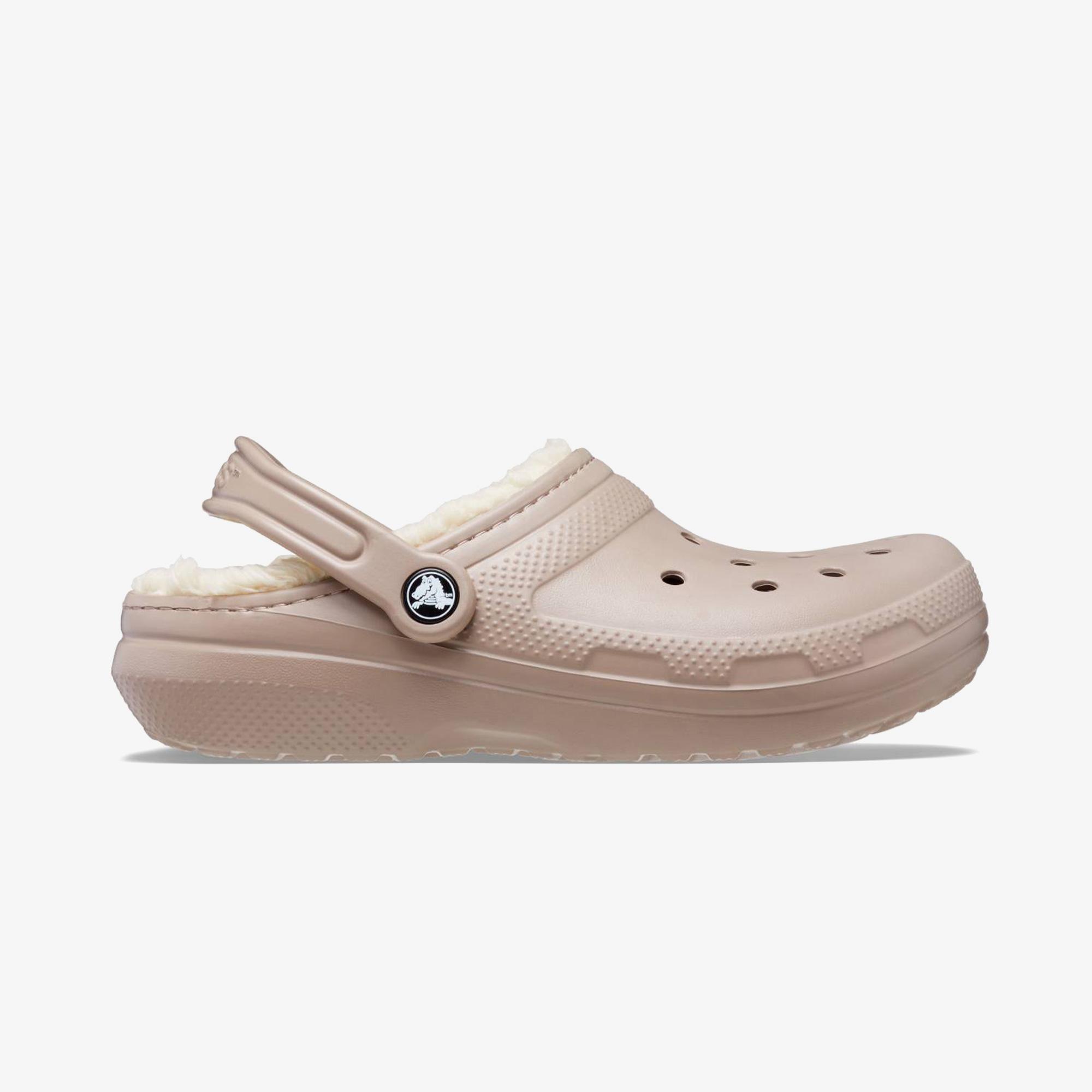 Crocs Classic Lined Clog Unisex Bej Terlik
