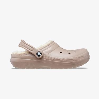  Crocs Classic Lined Clog Unisex Bej Terlik