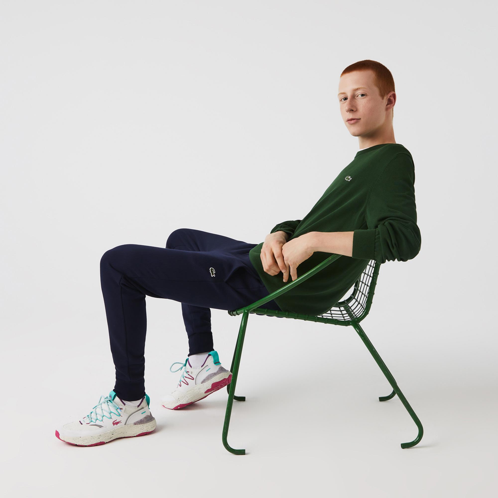 Lacoste Organik Pamuklu Erkek Lacivert Eşofman Altı