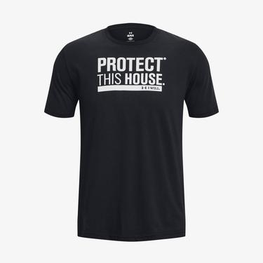  Under Armour Protect The House Erkek Siyah Günlük T-Shirt
