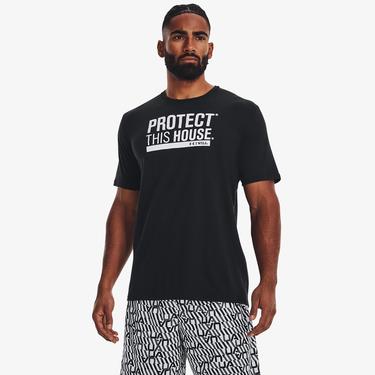  Under Armour Protect The House Erkek Siyah Günlük T-Shirt