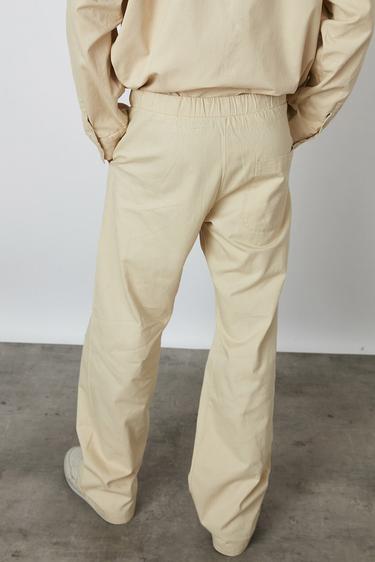  Lastikli Gabardin Pantolon