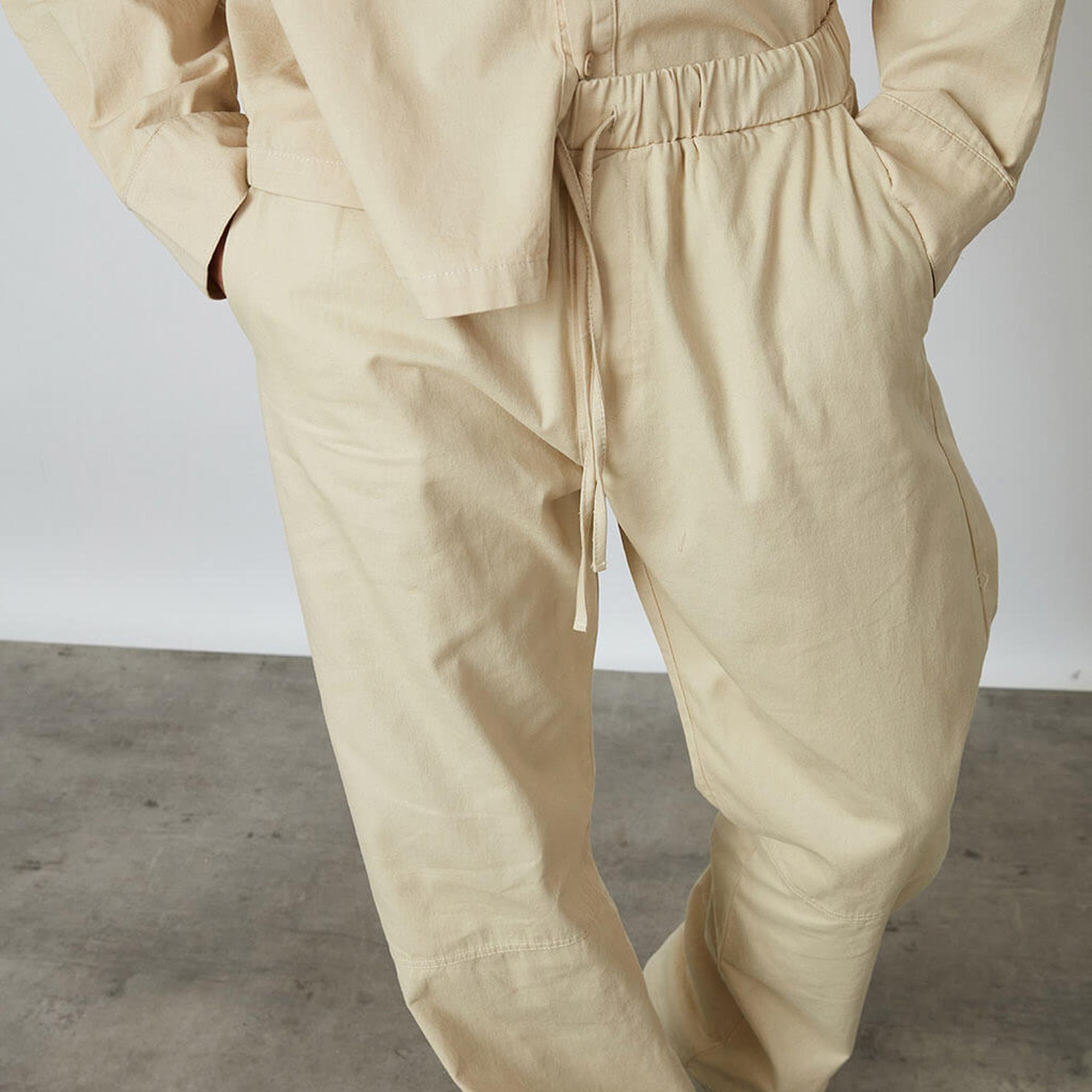 Lastikli Gabardin Pantolon