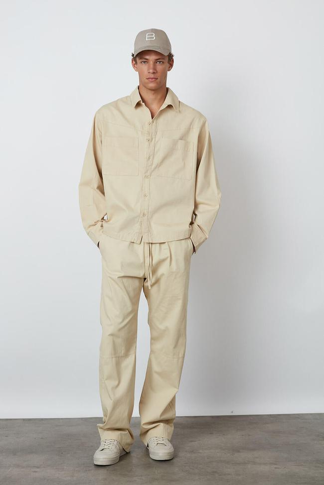  Lastikli Gabardin Pantolon