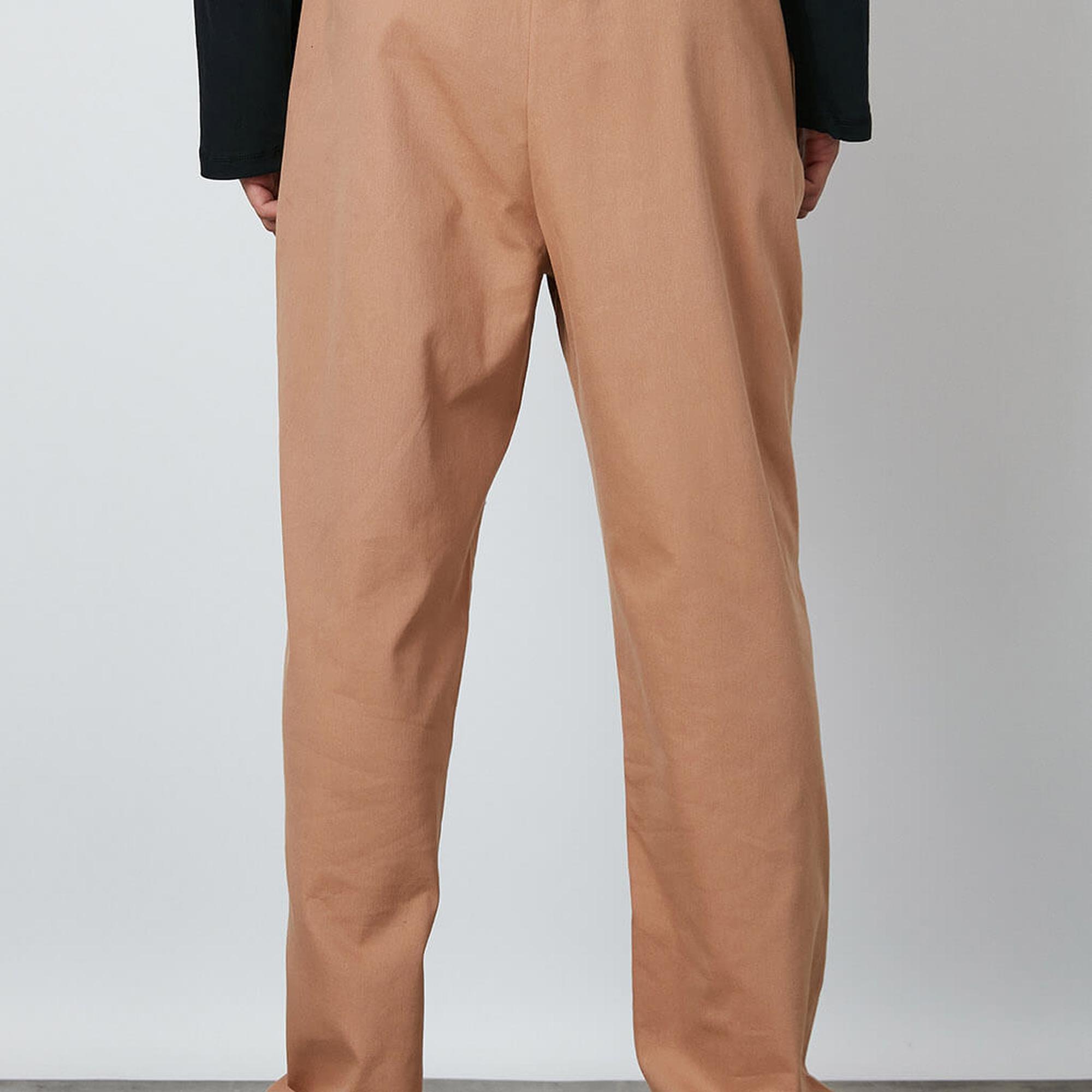 Denim Görünümlü Lastikli Pantolon