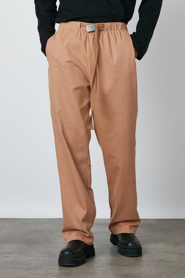  Denim Görünümlü Lastikli Pantolon