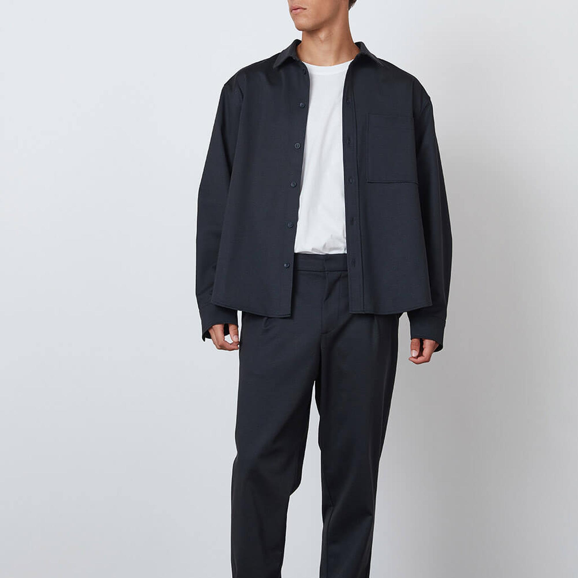 Oversize Cepli Gömlek