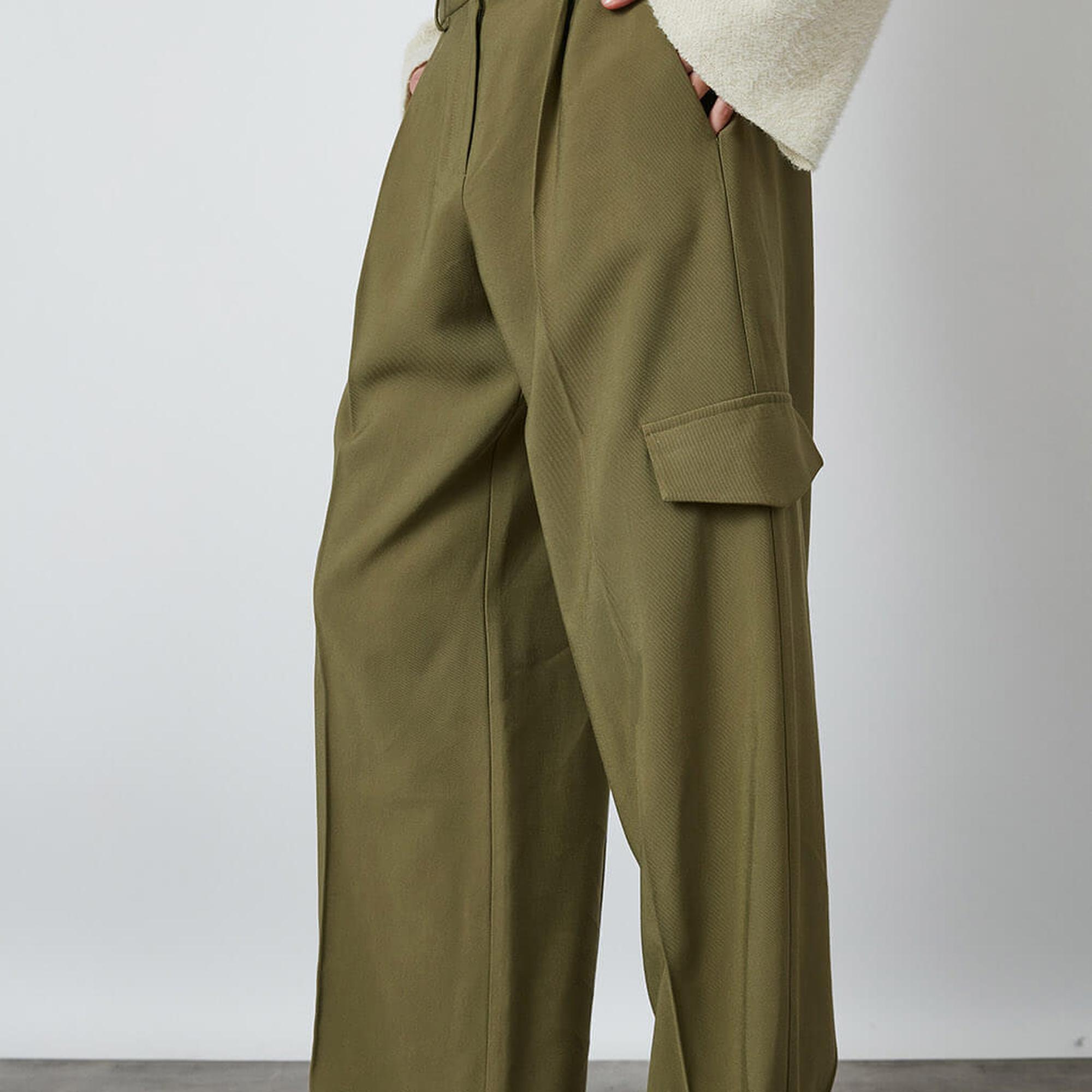 Tek Pile Kargo Pantolon