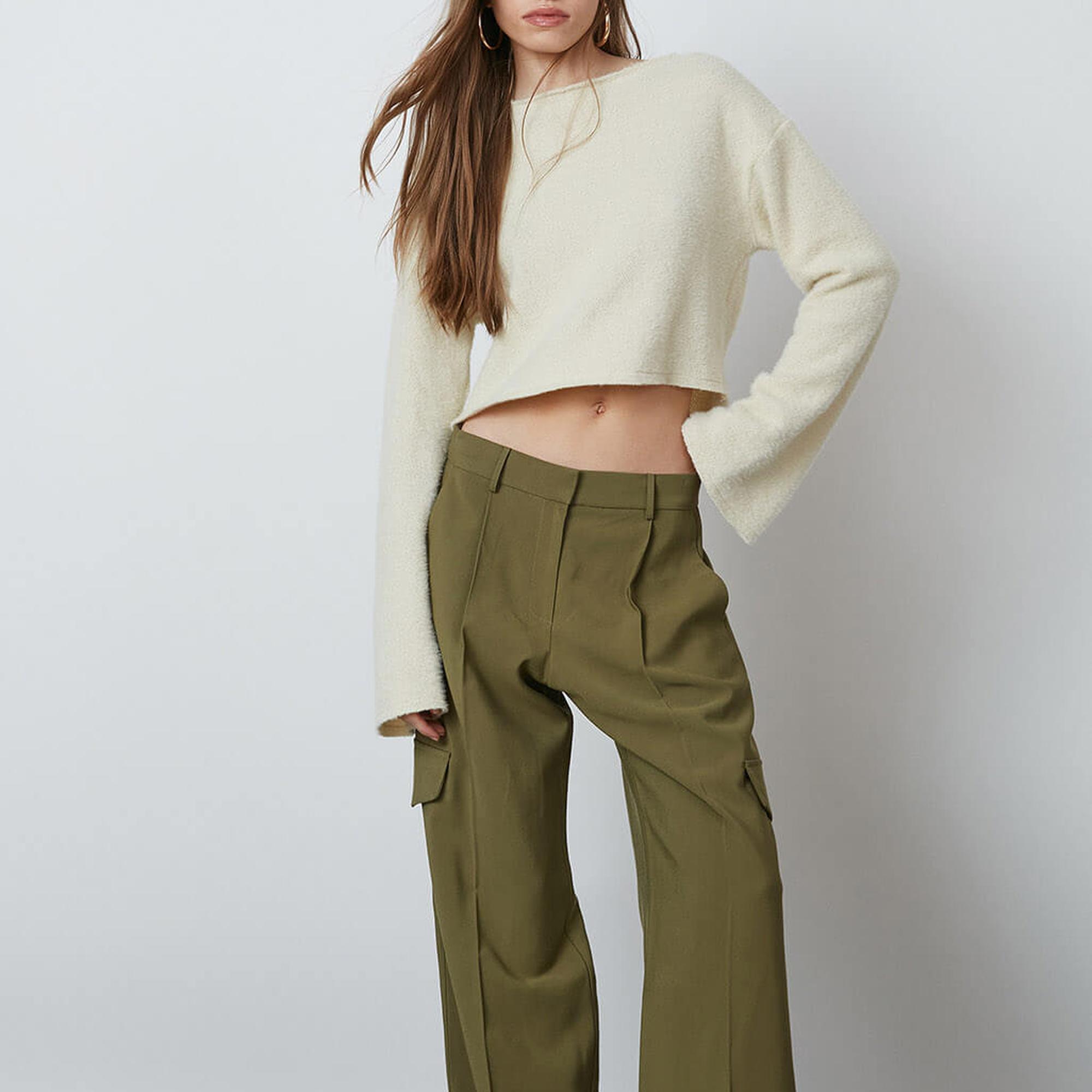 Tek Pile Kargo Pantolon