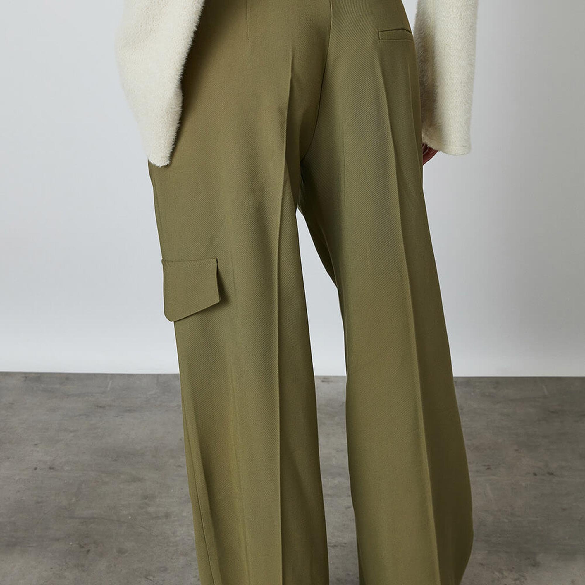 Tek Pile Kargo Pantolon