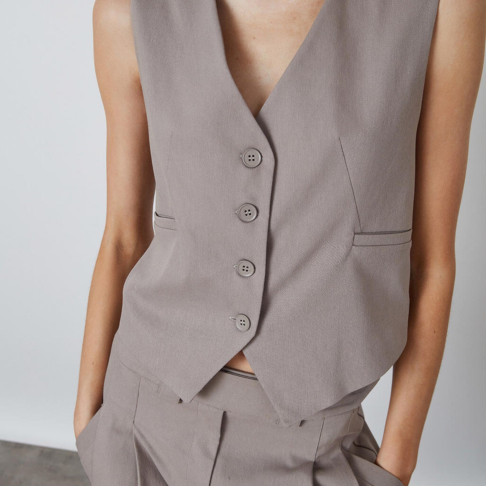 Arkası Kemerli Yelek