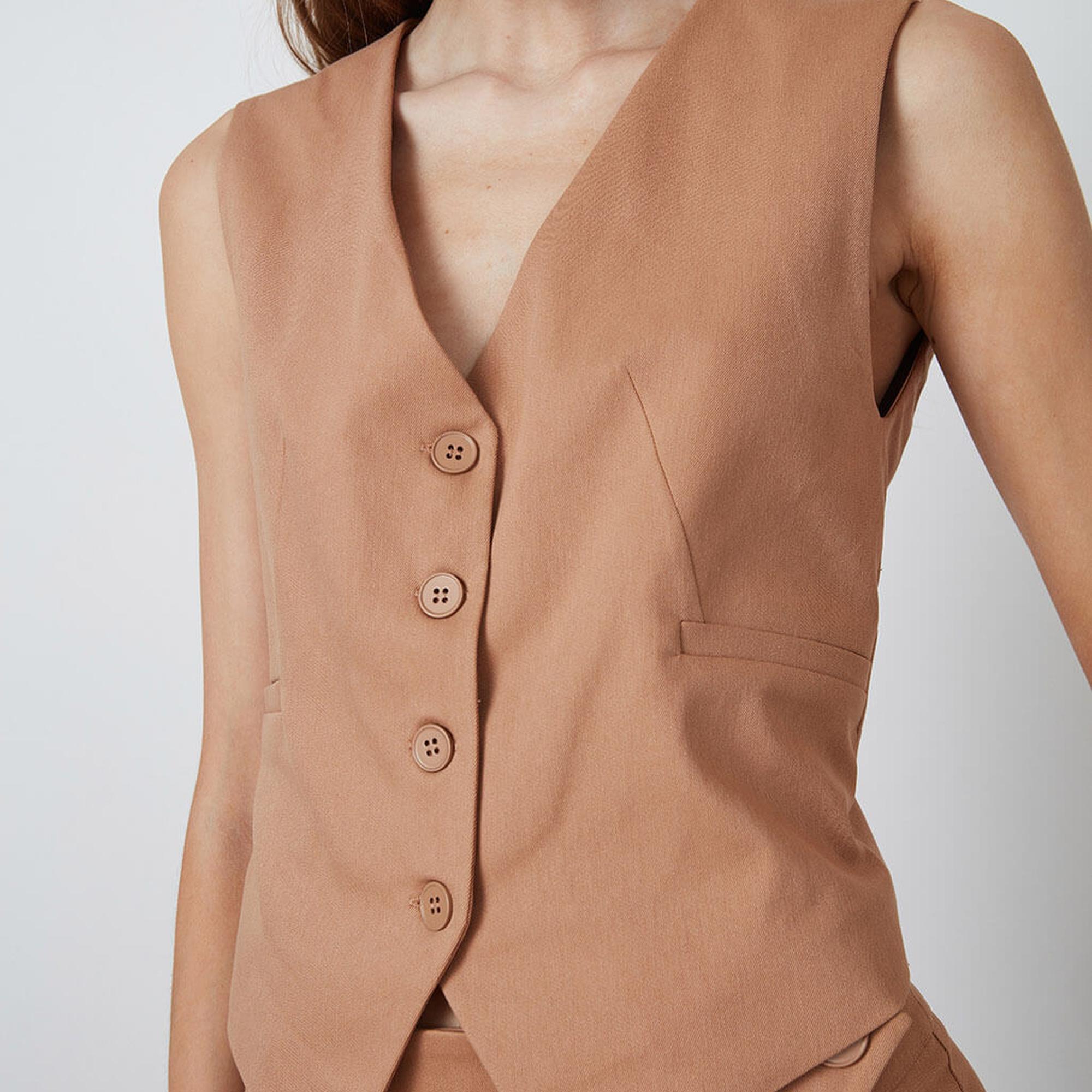 Arkası Kemerli Yelek