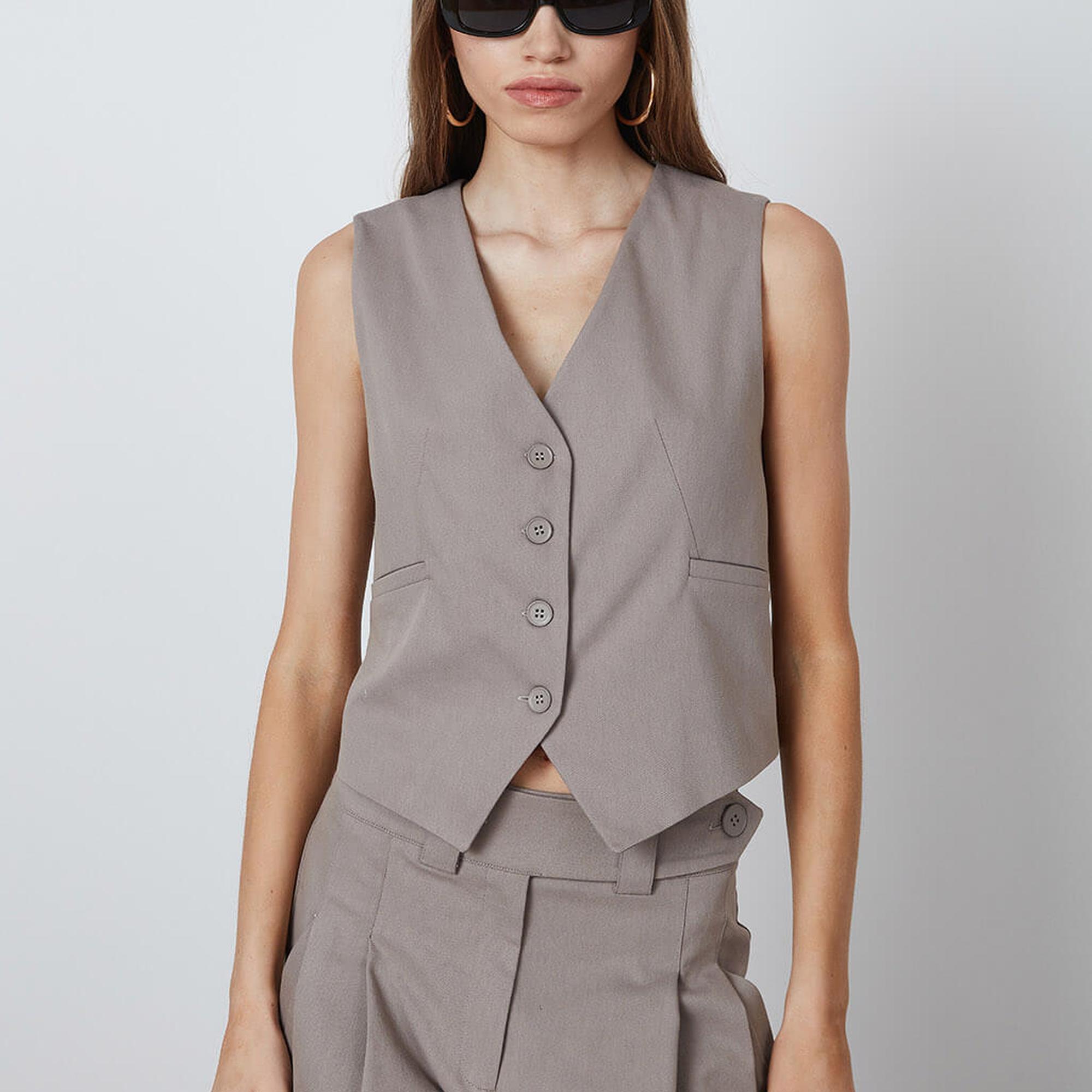 Arkası Kemerli Yelek