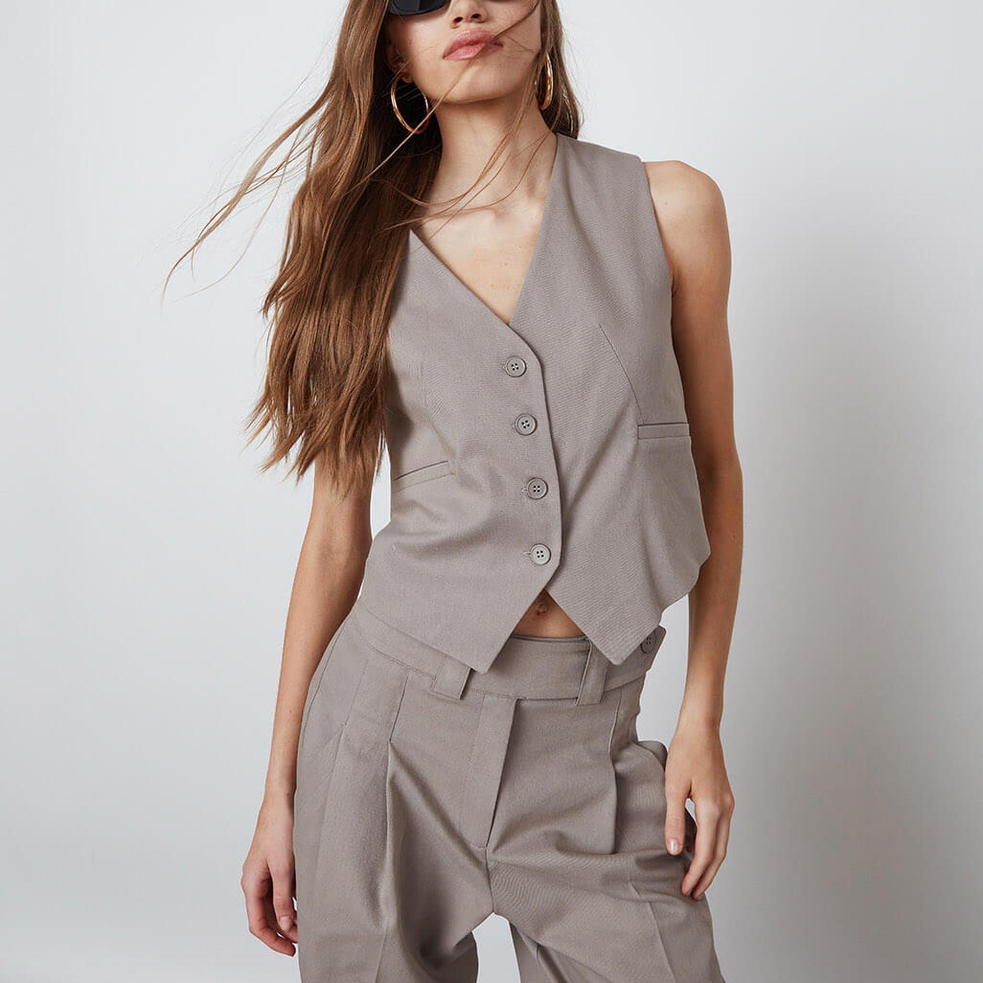 Arkası Kemerli Yelek