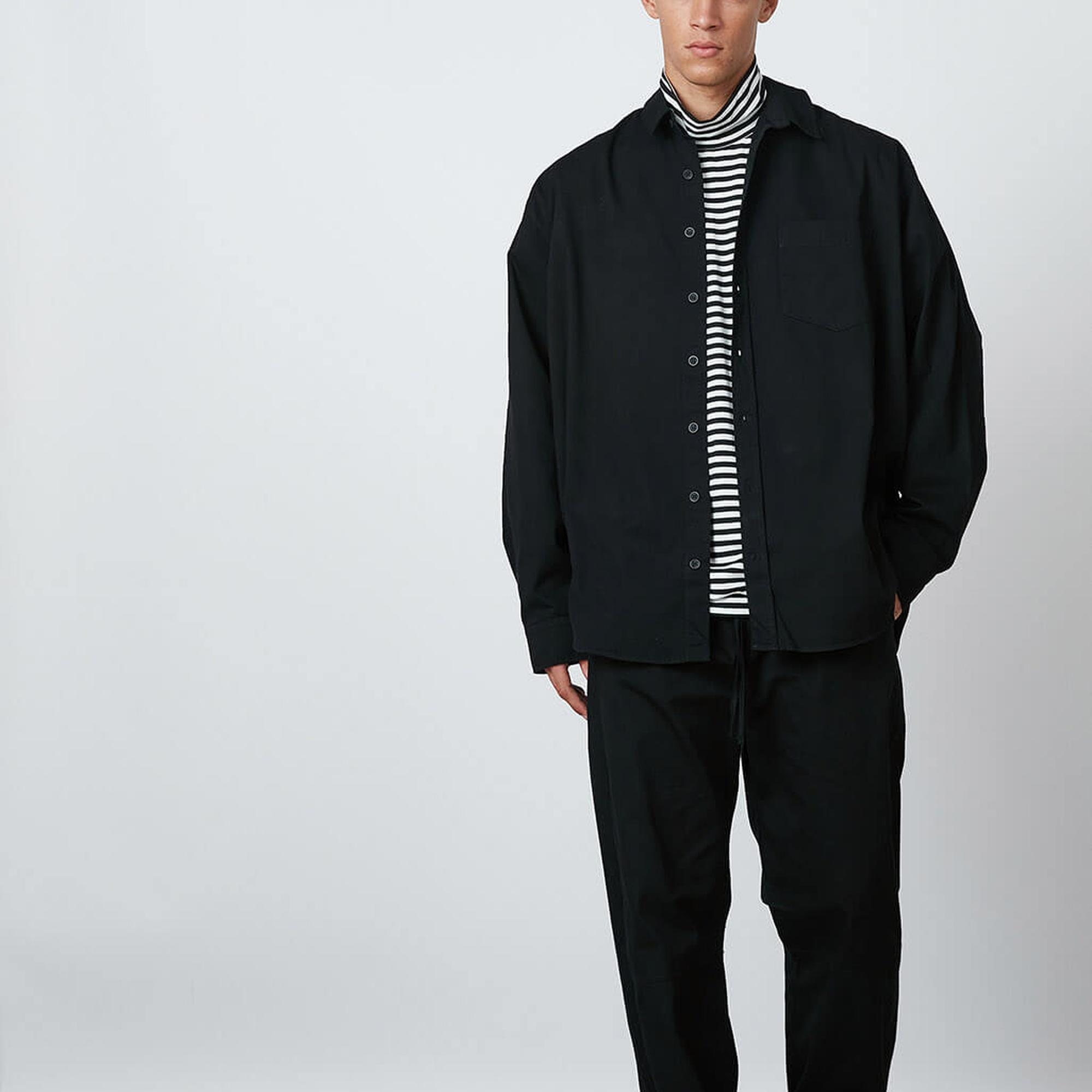 Oversize Gabardin Gömlek