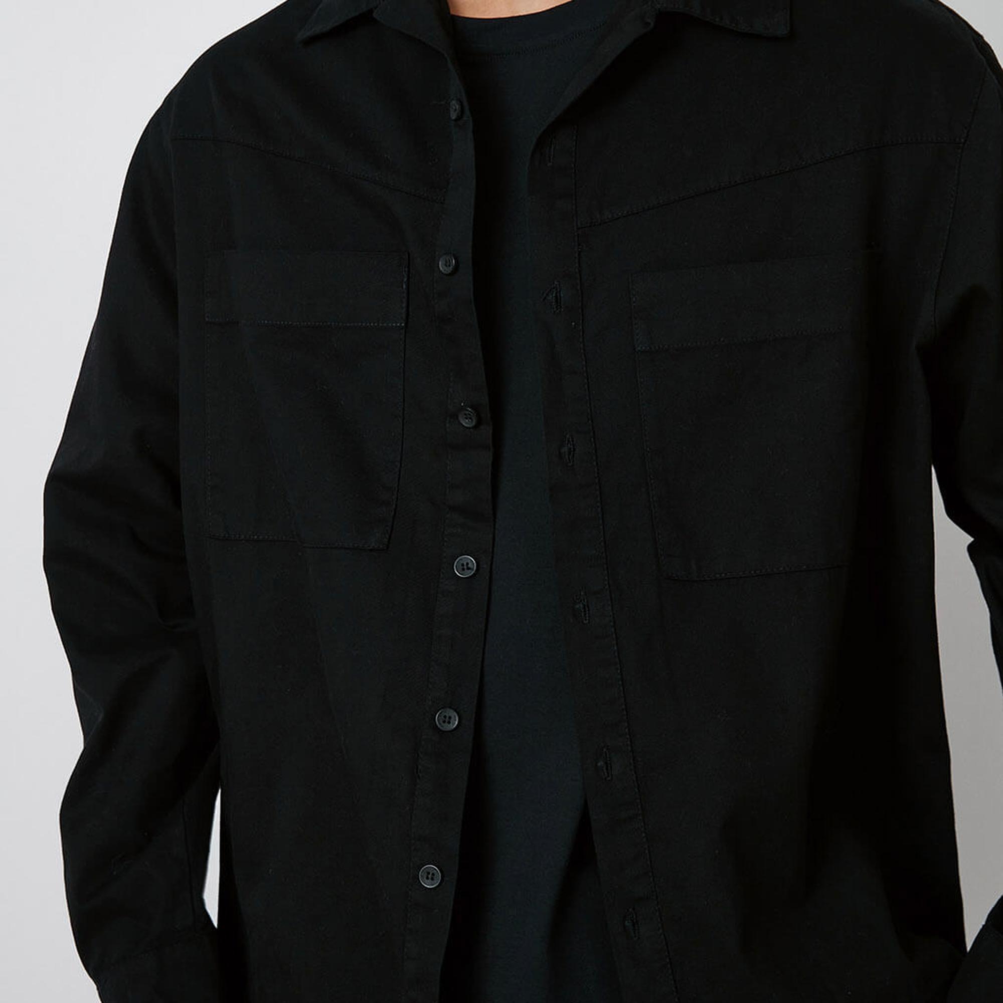 Cepli Gabardin Gömlek