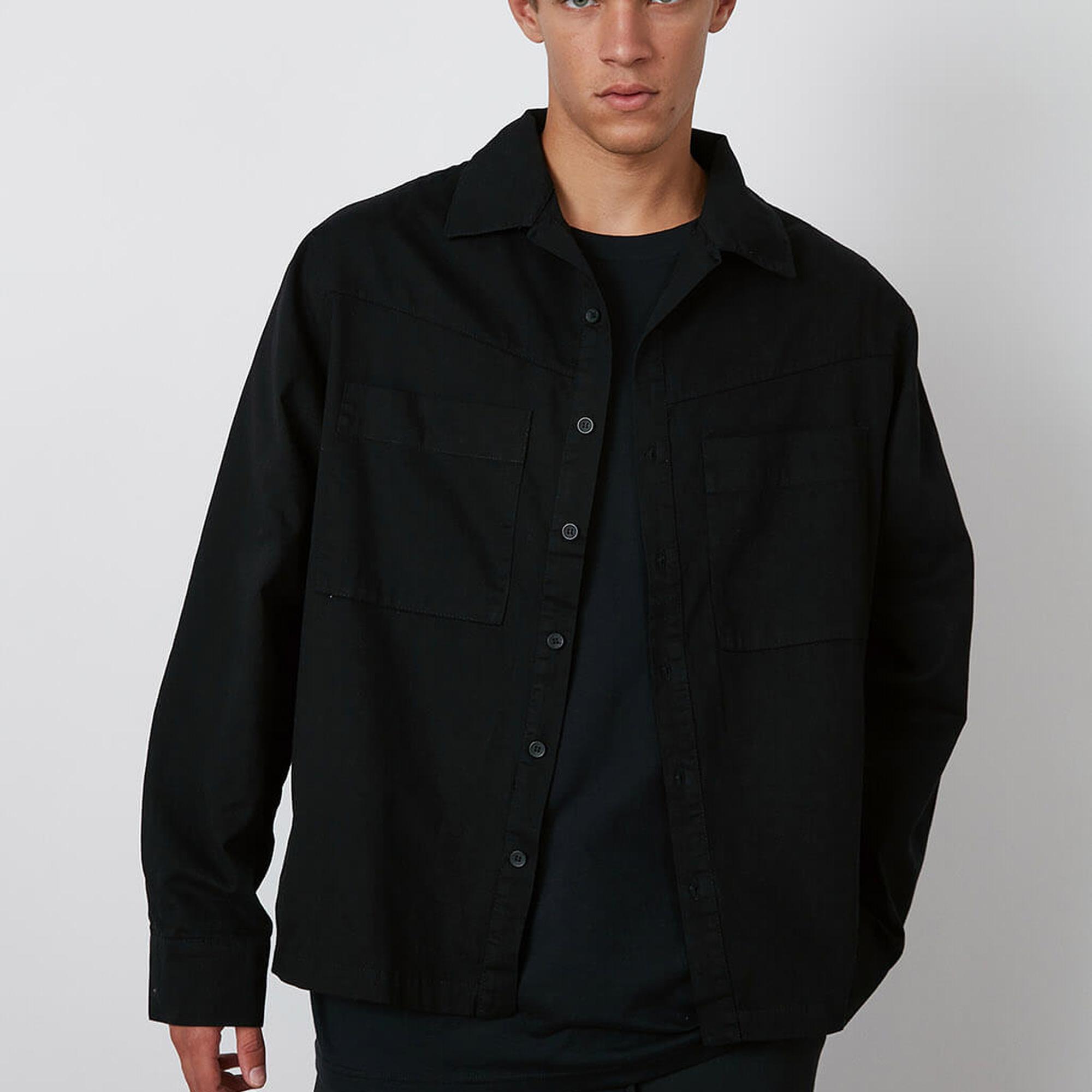 Cepli Gabardin Gömlek