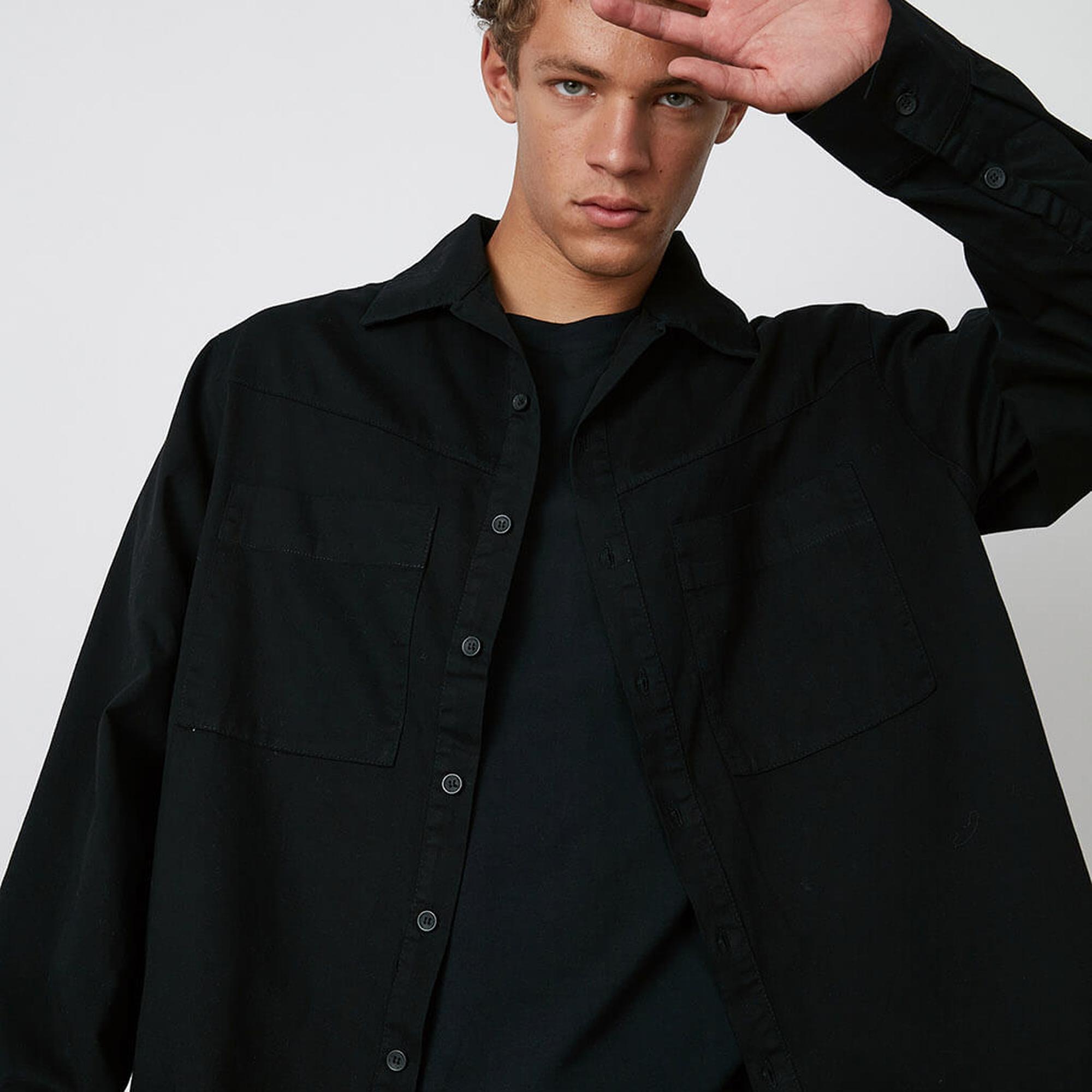 Cepli Gabardin Gömlek