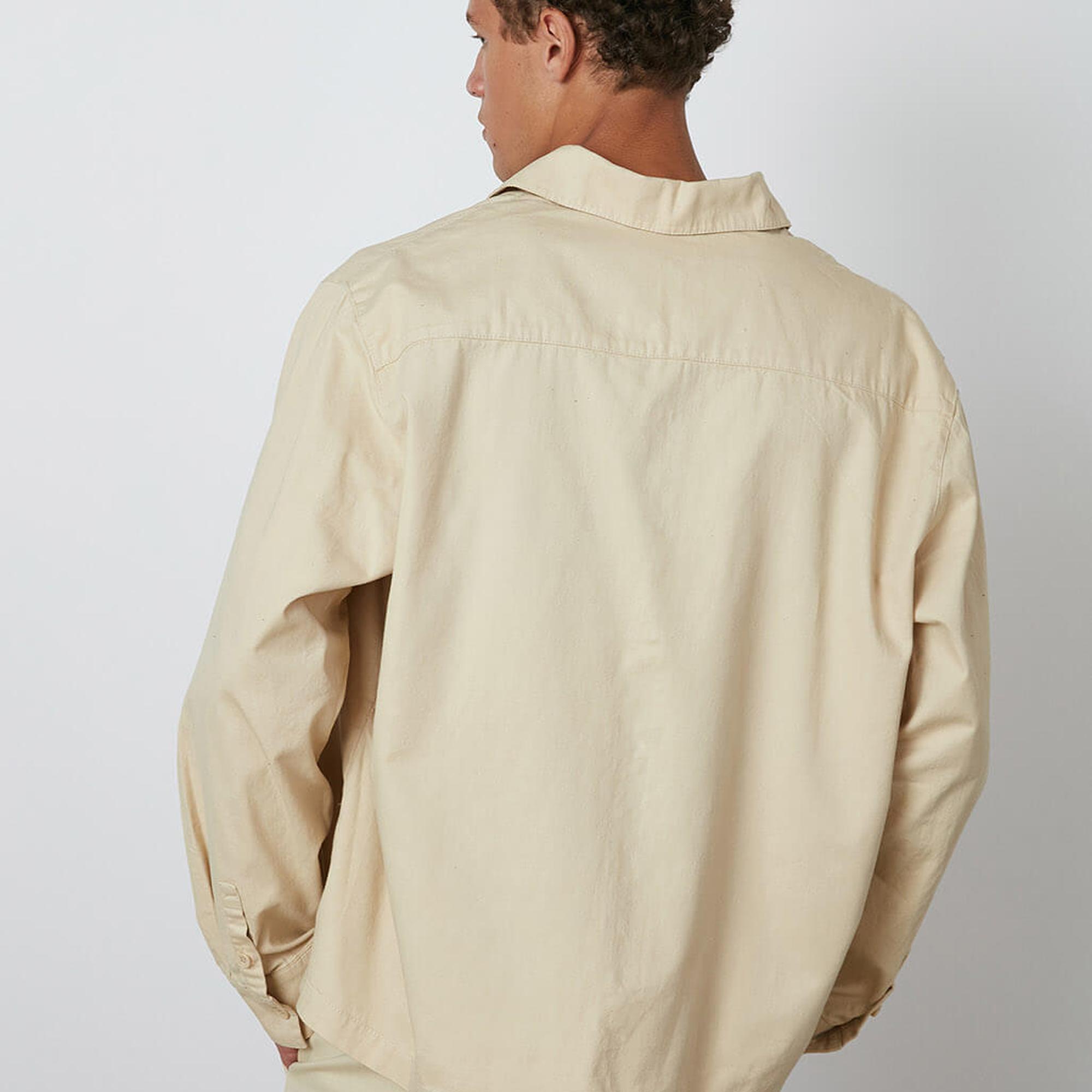 Cepli Gabardin Gömlek