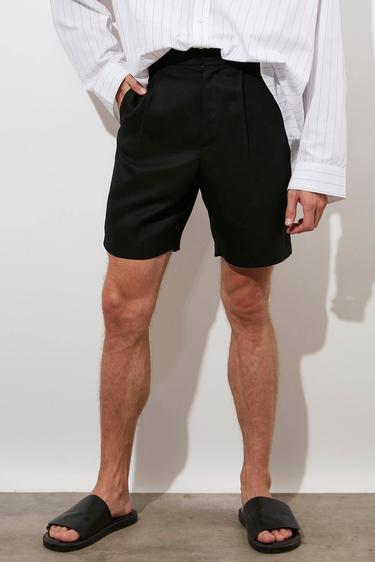  Keten Karışımlı Şort