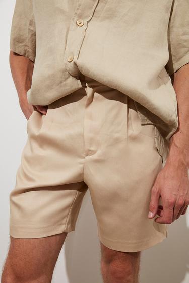  Keten Karışımlı Şort