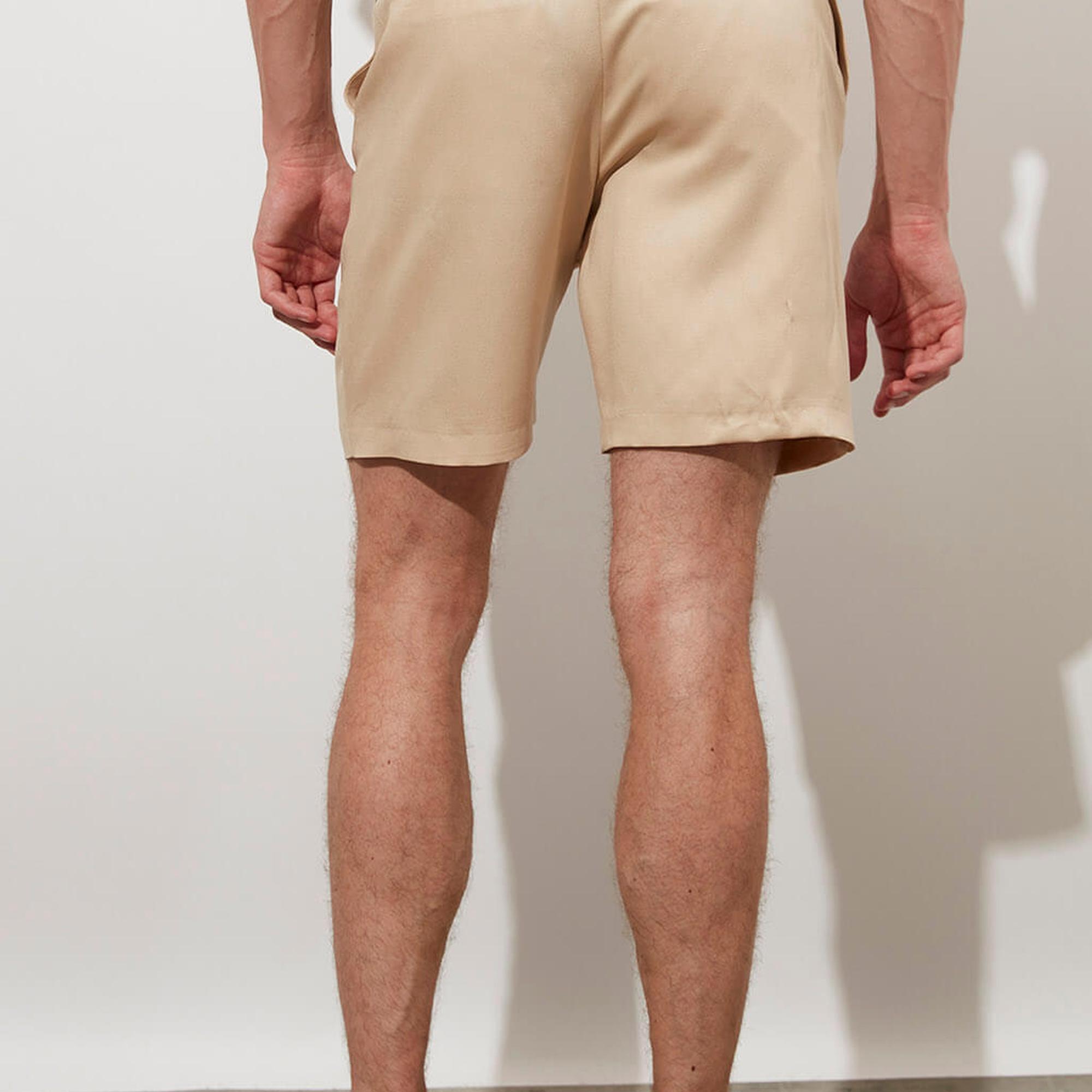 Keten Karışımlı Şort