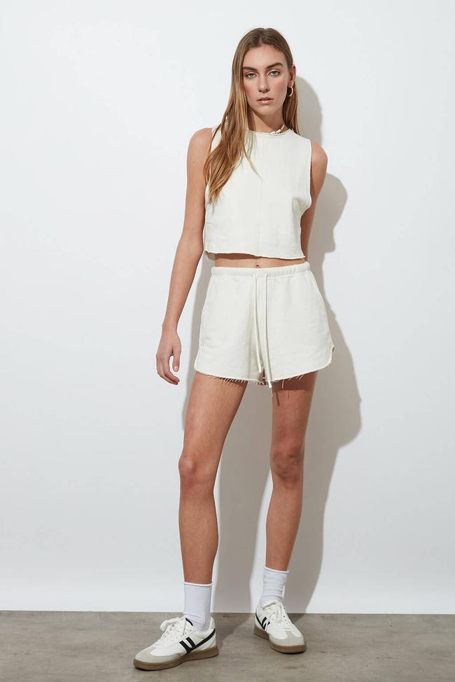  Pis Dikişli Mini Şort