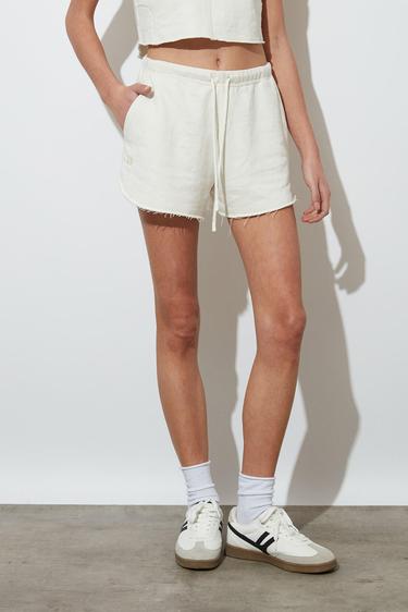  Pis Dikişli Mini Şort