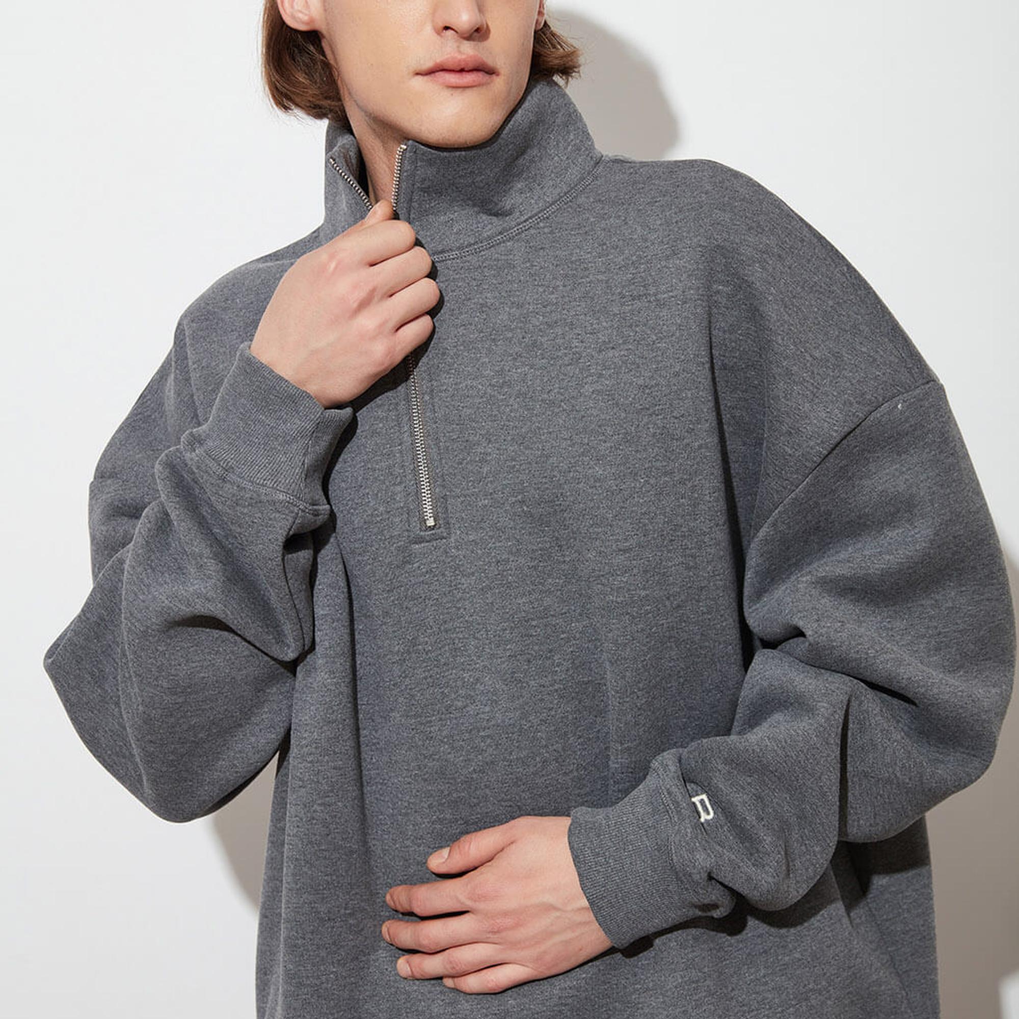 Dik Yaka Oversize Sweatshirt